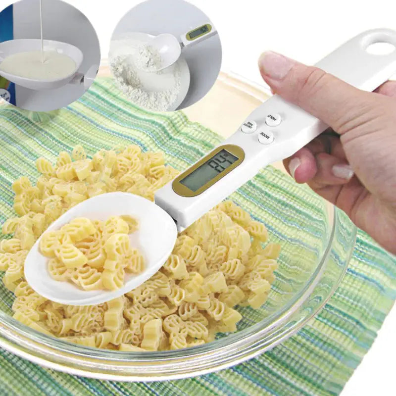 Digital measuring spoon scale.