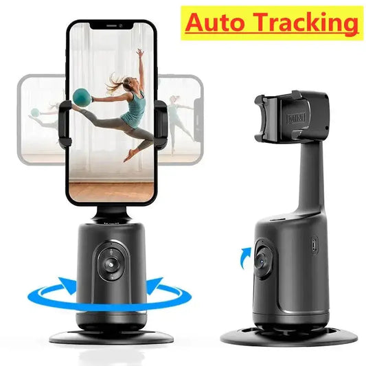 Auto-tracking smartphone holder.