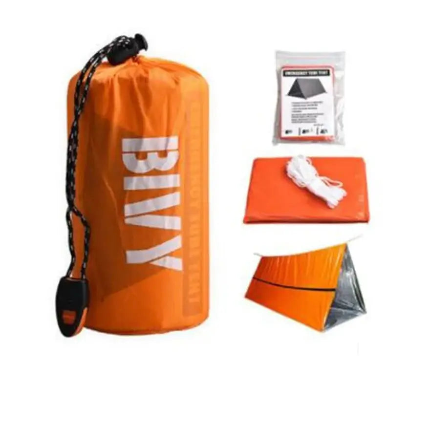 Emergency shelter kit.