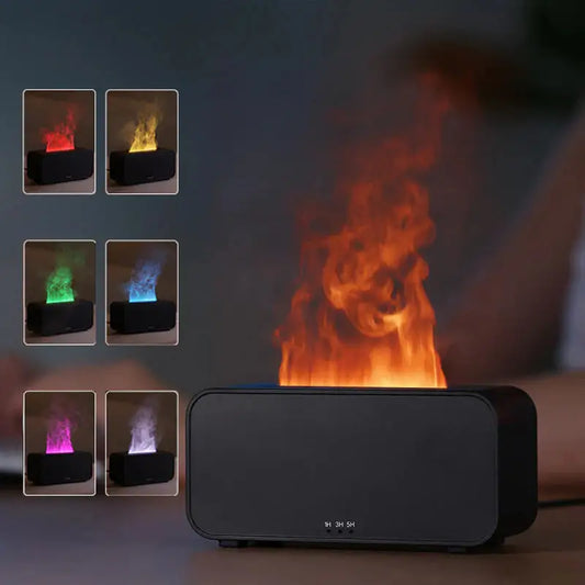 Black rectangular flame diffuser.