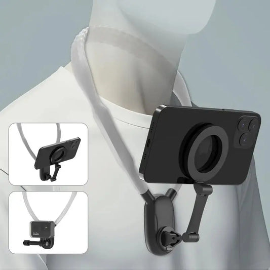 Wearable phone holder.