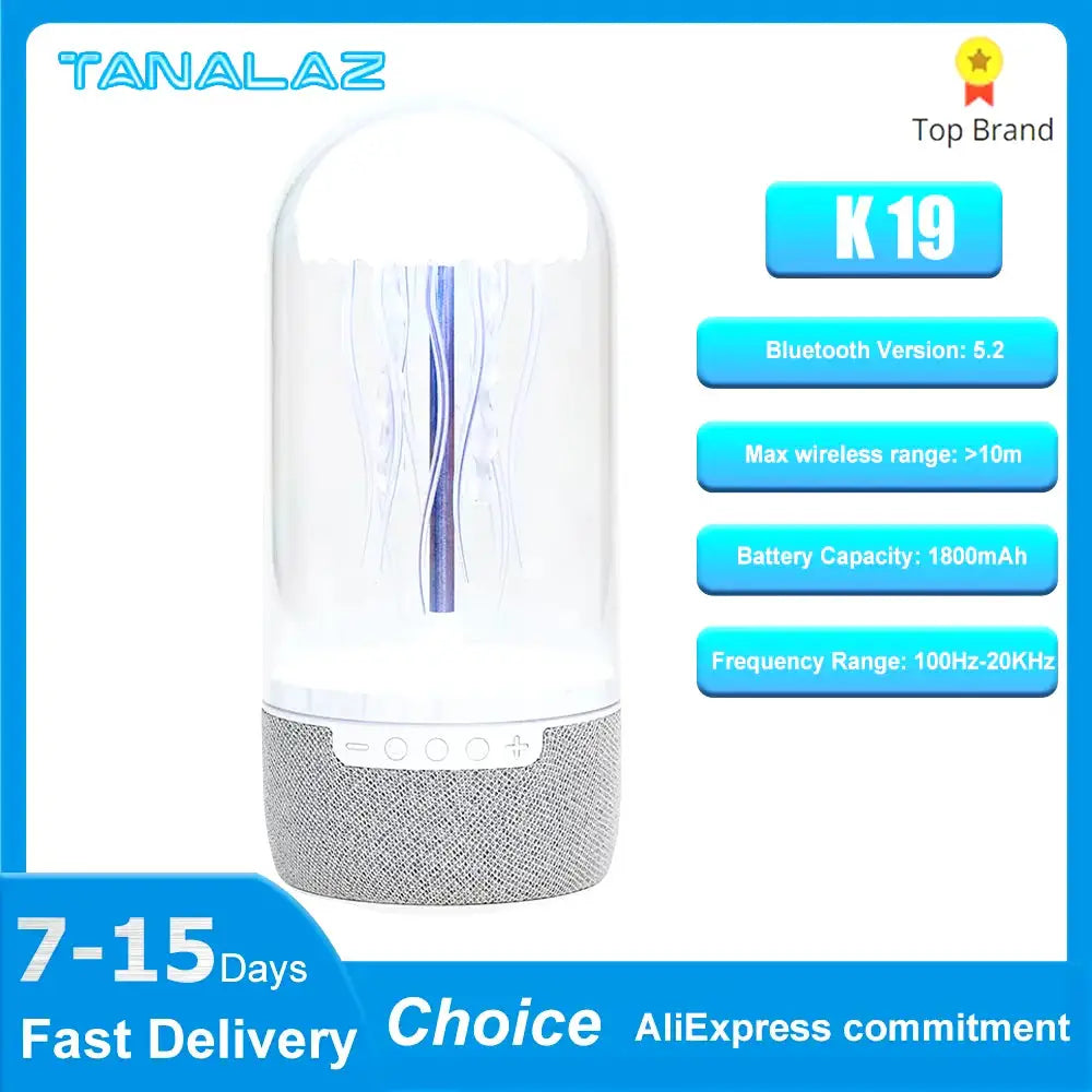 Bluetooth speaker with light.